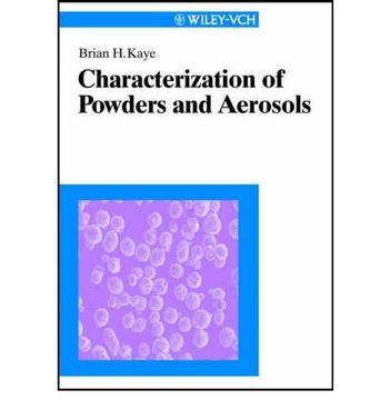 Characterization of powders and aerosols